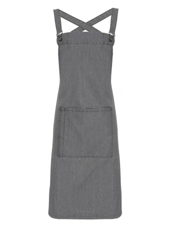 Ποδιά ολόσωμη  (PR129 Barista) γκρι denim